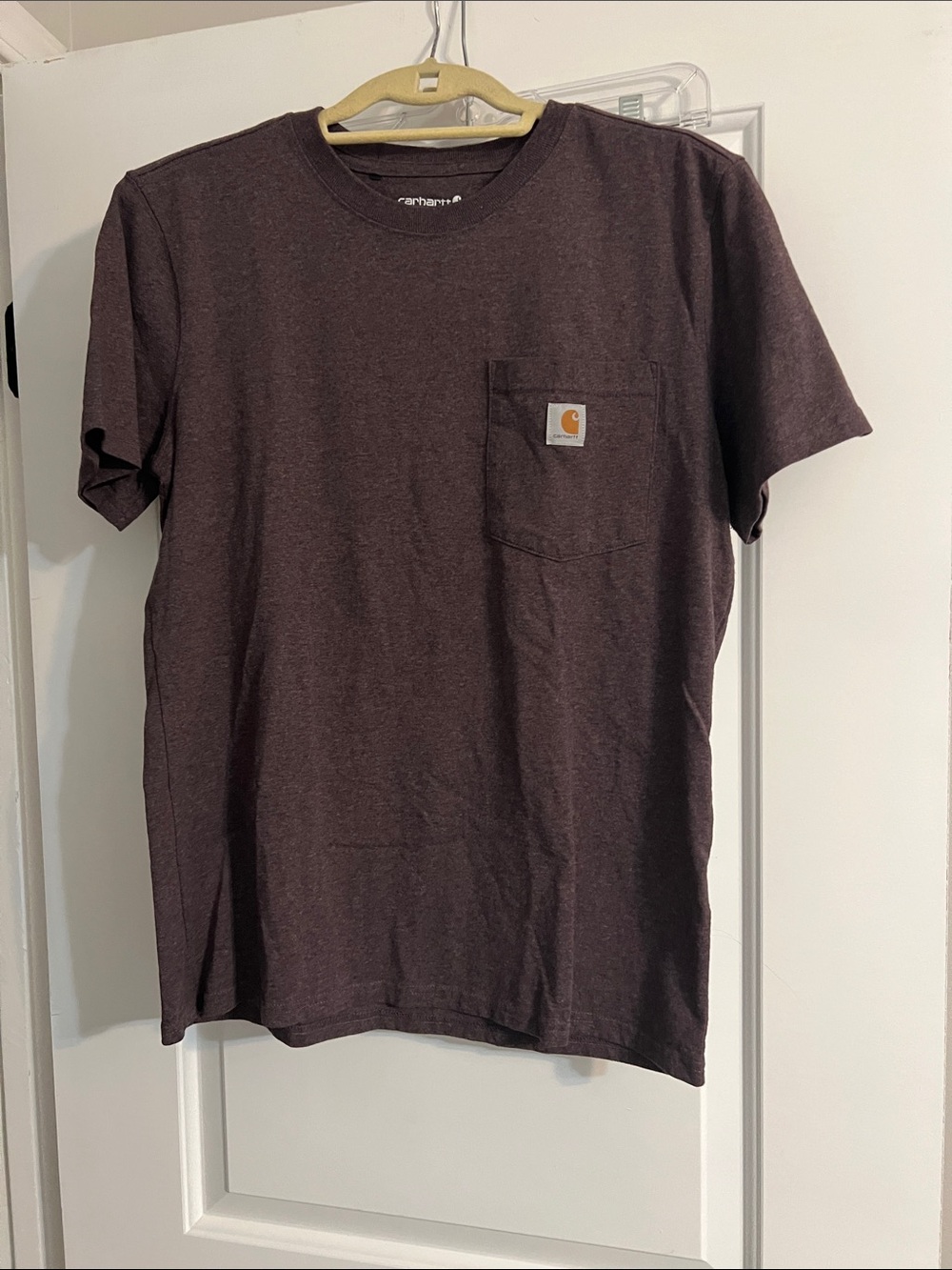 Carhartt Short Sleeve Pocket Tee in Plum